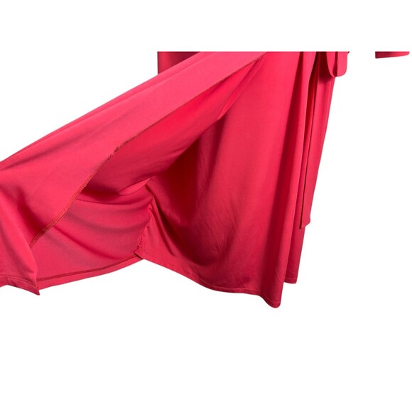 A Pea in the Pod Maternity Pink Faux Wrap Dress  Size M  Barbiecore  Officecore - Picture 10 of 11